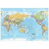 Английская карта - Карта мира - Политическое деление - 2012, Художественный плакат, Для помещений/улицы, Образовательный географический декор, Учебные материалы, Принадлежности для путешествий
