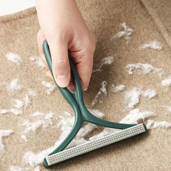 1 шт., двухсторонняя ручная щетка для волос животных, скребки для удаления пыли с одежды, скребки для удаления шерсти для собак, кошек, щетки для бытовой чистки, инструменты