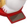 White & Gold & Black Solar Waving Lucky Cat 5 in Solar Induction Cat Figurine  Window Ornament