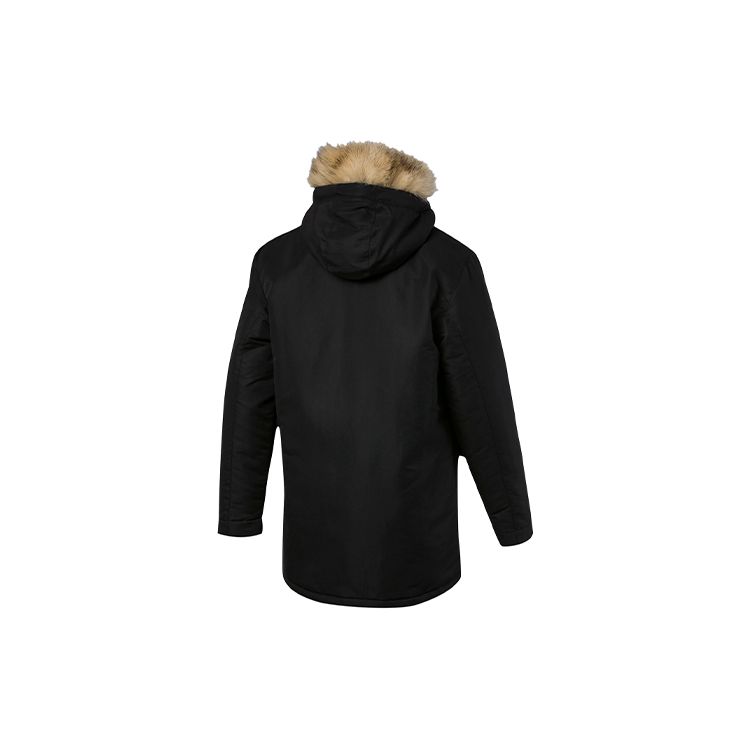 Puma Классическая теплая мужская куртка с капюшоном и длинным рукавом, черная 595862-01