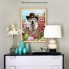 5D DIY Diamond Embroidery Dog Full Round Diamond Painting Animal Mosaic Home Decor