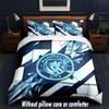 Manchester City Design Bed Bedding Set 1 Duvet Cover + 2 Pillowcases Soft Breathable Household Bed Linens