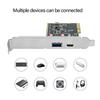 PCIe USB 3.1 Expansion Card with ASM1142 Chip Support PCIE X4X8X16 Enhances Desktop Connection