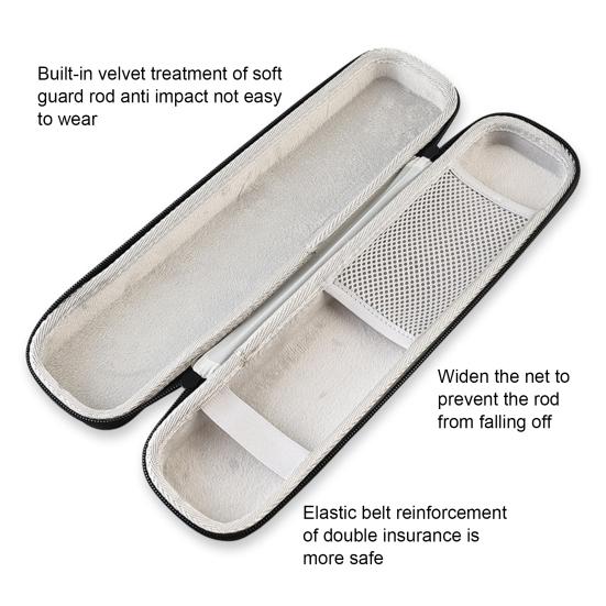 Сумка для рыболовных снастей, большой вместительный чехол для удочки с усиленной ручкой, металлическая молния, портативная сумка для хранения удочки из ткани Оксфорд