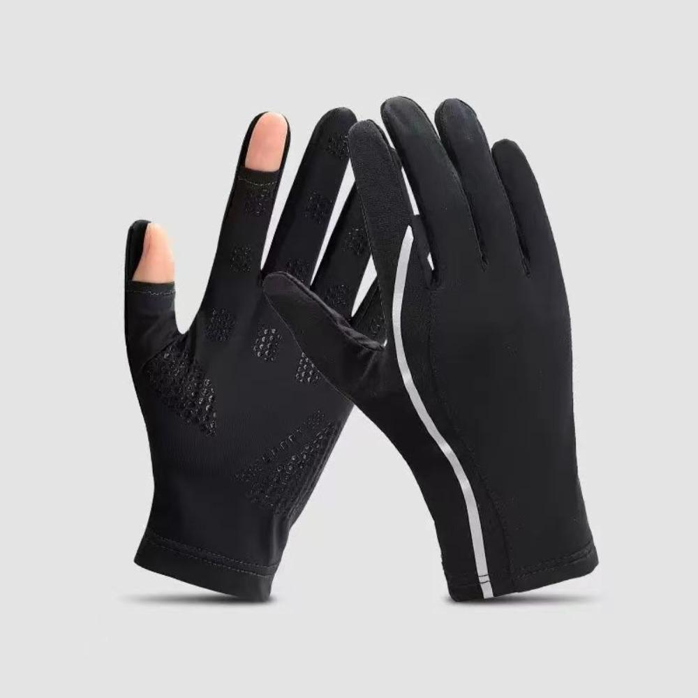 Anti-UV Ice Silk Gloves Touch Screen Driving Mittens New Riding Driving Gloves Cycling Driving
