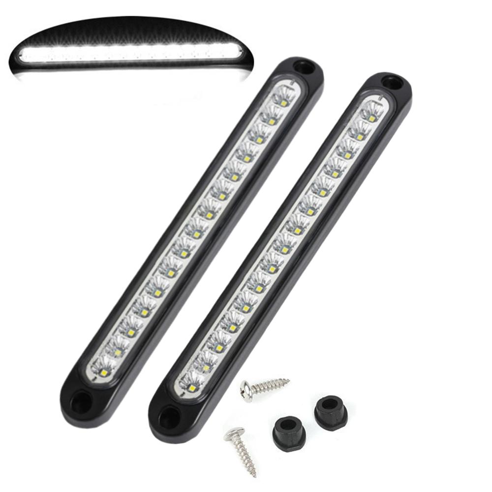 2 шт. 24 В светодиодные фонари задние фонари грузовика 12 В задние фонари задний фонарь прицепа водонепроницаемый 15 светодиодов стоп-сигнал для прицепа