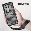 (Comes with Wrist strap)BMRS for Oppo Reno11 Pro 5g Camo Case, Clear Hard Back Protective Cover