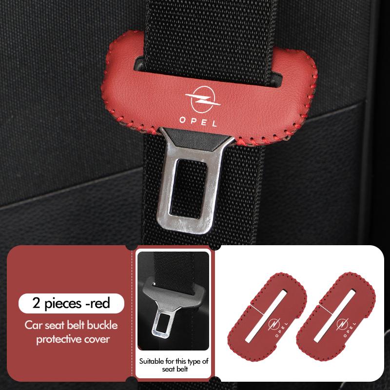 AAAYS1 For Opel Car Safety Seatbelt Anti-Scratch Buckle Plug Cover Seat Belt Clip Protection Accessories Corsa D Astra G H J K F Mokka
