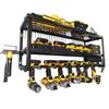 Wall-Mounted Iron Tool Storage Rack for Heavy-Duty, Cross-Border, Multi-Function Use