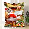 "Tom & Jerry Christmas Musical Adventure Poster"Blanket Flannel Throw Blanket for Sofa, Bed, Travel, Camping, Office