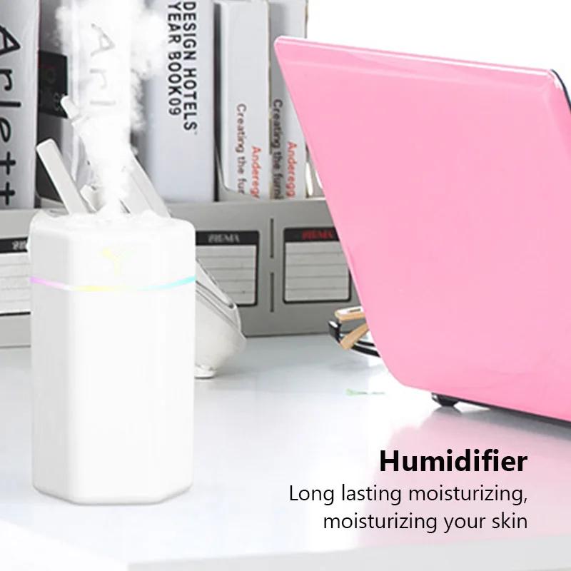 Electric Air Humidifier With Colorful Night Light 420ML Essential Oil Diffuser Fragrance Diffuser USB Cool Mist Sprayer Purifier