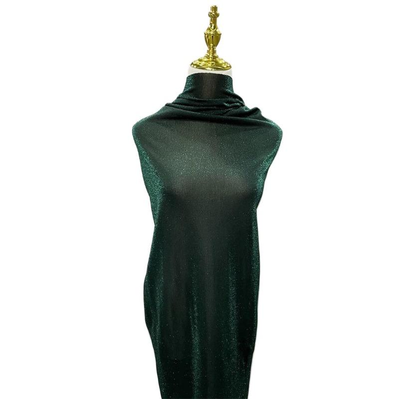 1 метр темно-зеленого цвета яркая шелковая ткань, цвет павлиний зеленый, ткань со звездным блеском для декора на Хэллоуин, Рождество