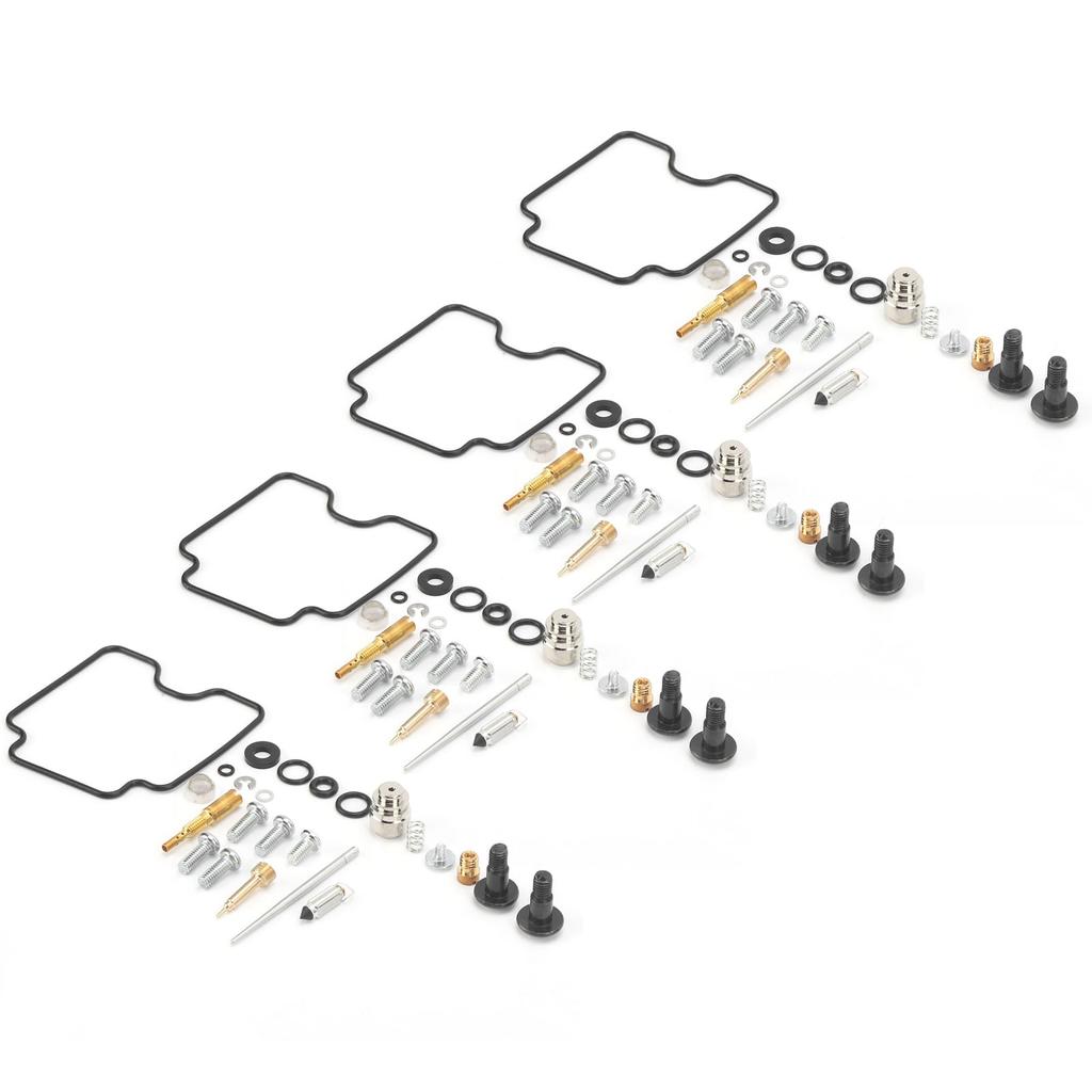 4 Sets Carburetor Rebuild Fix Kit Carb Overhaul Fit for Suzuki GSX600F Katana 19982006