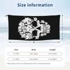 Halloween Funny Cat Skull Cat min Beach Towel Soft Microfiber Quick Dry Absorbent Quick Towels For Bath