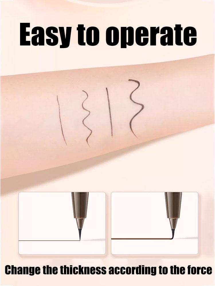 Водостойкая жидкая подводка для глаз Precision, черная, быстросохнущая, не размазывается, устойчива к поту, тонкая, стойкая, карандаш для глаз