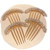 Simple Pearl Water Diamond Metal Pan Hair Insert Comb  Hair Comb Hairpin Mother'S Day Holiday Gift Hair Accessories