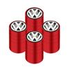 For VW 4Pcs Car Tire Valve caps Car Sticker for VW Volkswagen Passat Golf Polo Touran Accessories YHBE-V487 EM1