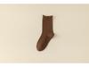 New Autumn/Winter Women's Mid-Calf Scrunch Socks - Solid Color, Breathable, Trendy Maternity Socks