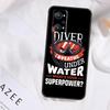 Scuba Diving Quote Case For Realme GT7 Pro GT6 11 12 13 14 15 Pro Plus C55 C53 C35 C33 C61 C65 C67 C53 C71 C75