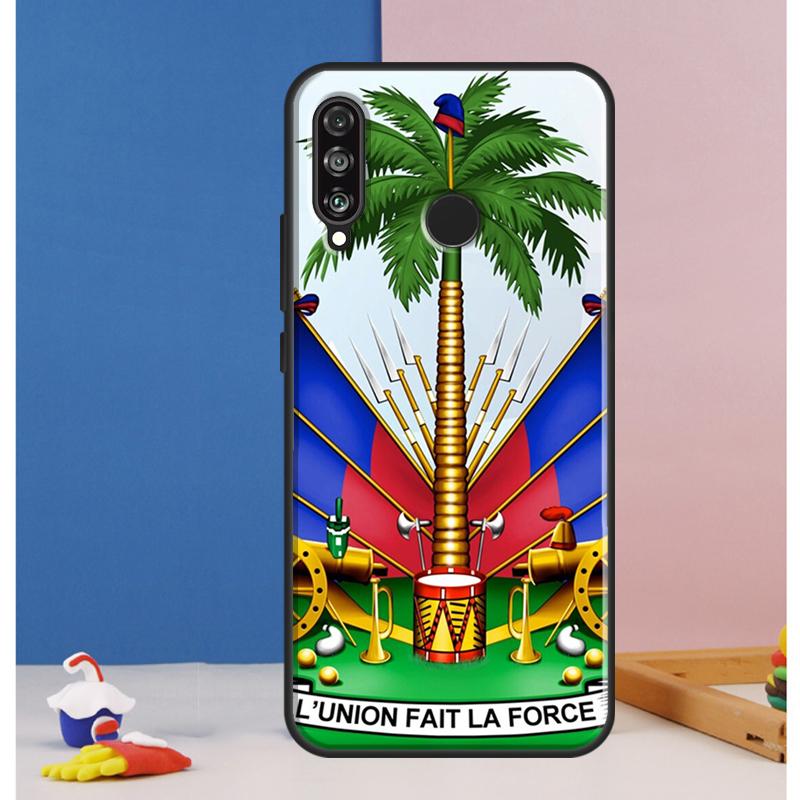 Haiti Haitian Flag For Huawei Nova 9 10 SE 12i 11i 8i 12s Y90 Y60 Y70 Y72 Y61 Y91 P20 P30 P40 Lite P60 Pro Case