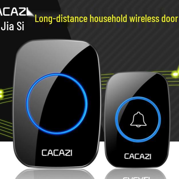 Wireless Waterproof Flashing Doorbell with Battery Operated Bell & Elderly Pager