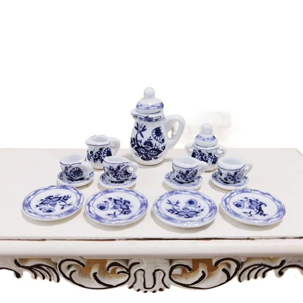 Керамика 1:12 миниатюрных фарфоровых чашек для кукольного домика, декор для кукольного домика на 1 персону:12 1:8 1:6 кукольный домик