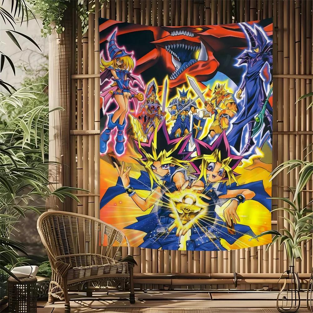 YuGiOh Фараон Атем Ями Юги Настенный Гобелен Искусство Научная Фантастика Комната Домашний Декор Настенное Искусство Декор