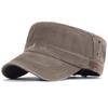 Кепки в стиле милитари из стираного хлопка, повседневная шляпа с плоским цилиндром для мужчин и женщин, армейская кепка, регулируемая, уникальный дизайн, винтажная, на четыре сезона