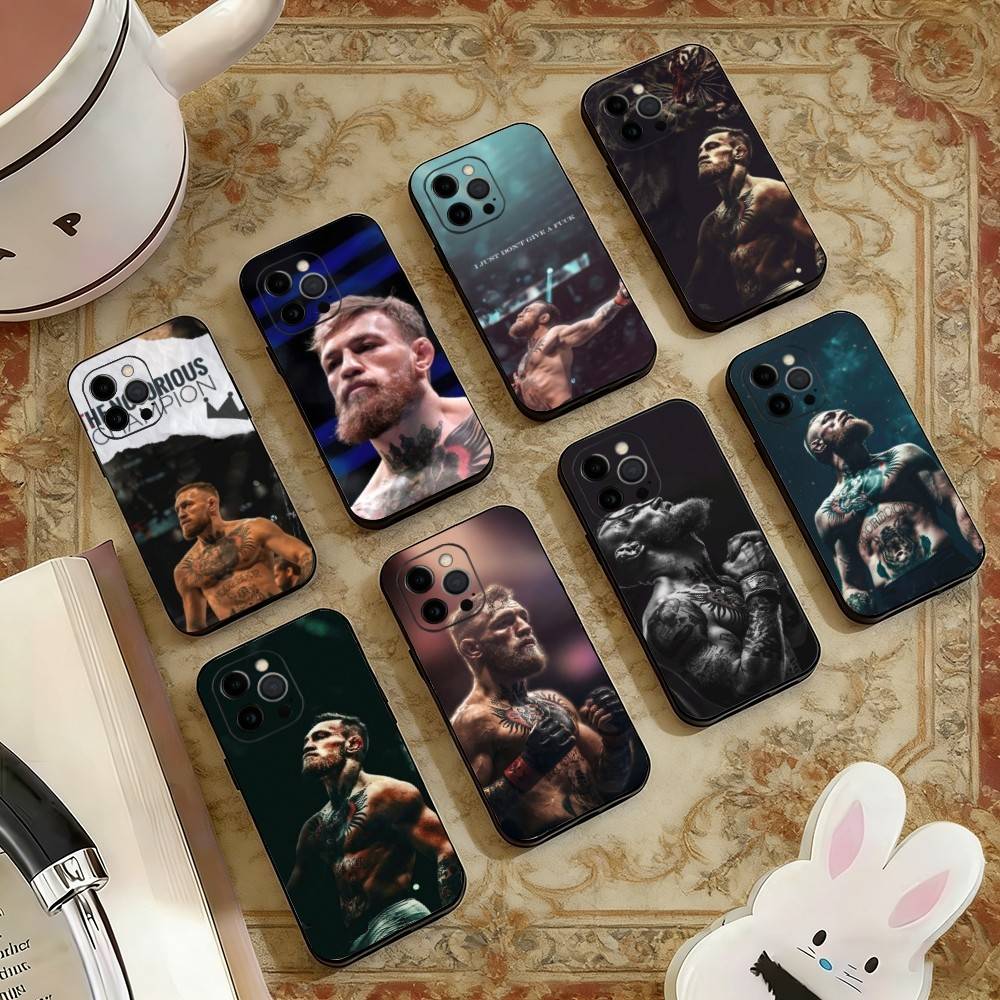 Чехол для телефона Conor McGregor-G Boxing Силиконовый Мягкий Для IPhone 17 16 15 14 13 12 11 X XR Plus Pro Max Plus
