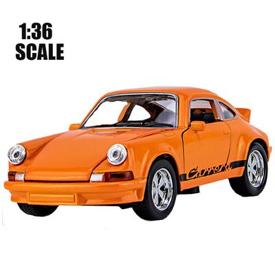 Масштаб 1/36 Классика Porsche 911 Старая машина Сплав Симуляция Модель автомобиля со звуком и светом Металлические литые под давлением и игрушечные транспортные средства Украшение Детские игрушки для мальчиков