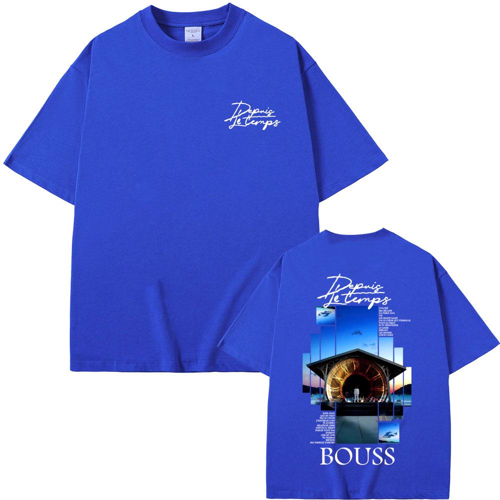 Rapper Bouss Et Si Jechoue Album Graphic Tshirt Men Women Hip Hop Fashion Pop Music Tshirt Male Casual Cotton Vintage T Shirts