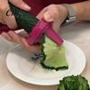 Vegetable Flower Curler Spiral Curler, Stainless Steel Blade Handheld Twister, Creative Cucumber Slicer Tool Rotatable Fruit Cutter for Carrots