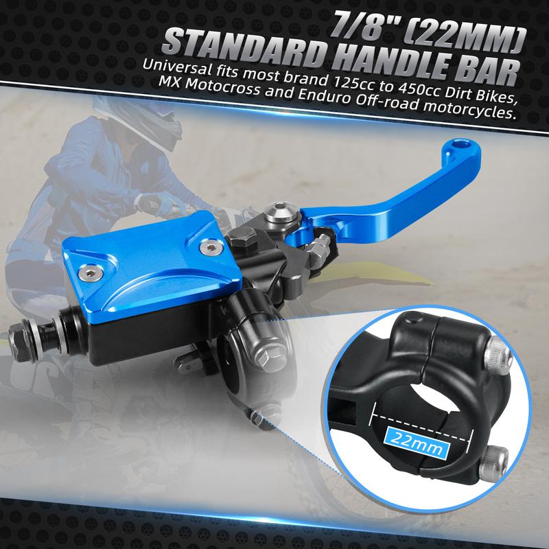 7/8" 22mm Hydraulic Brake Clutch Lever With Brake Fluid Reservoir Cap For Yamaha YZ85 YZ125 YZ250 YZ250F YZ450F TTR250 TTR600