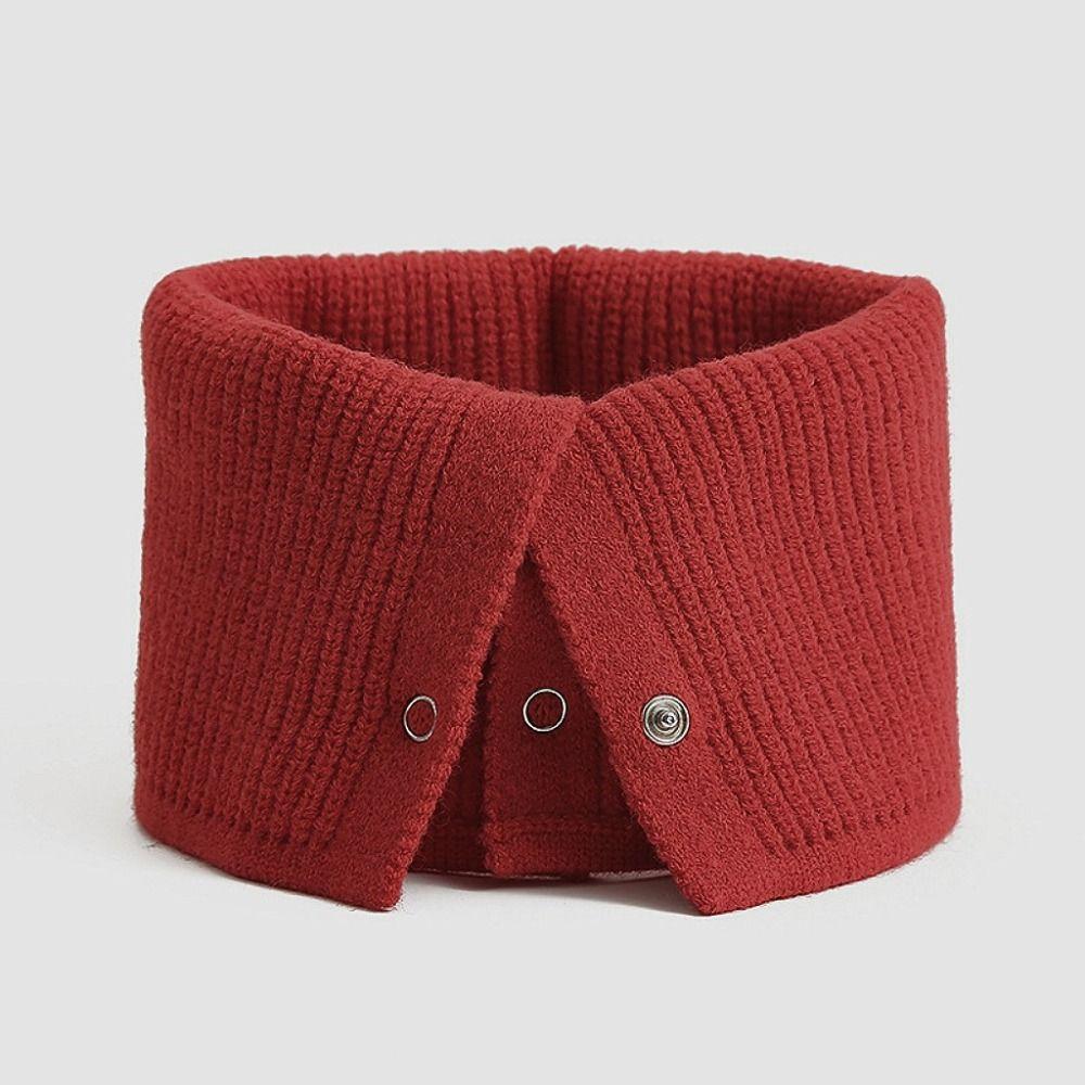 Soft Knitted Fake Collar Knit Windproof Neck Collar Detachable Neck Cover  Winter Autumn Spring