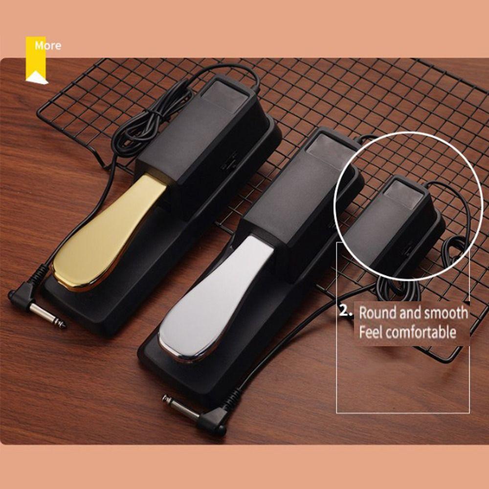 Anti-Slip Piano Sustain Pedal Metal Pedal Musical Instrument Accessories Electronic Organ