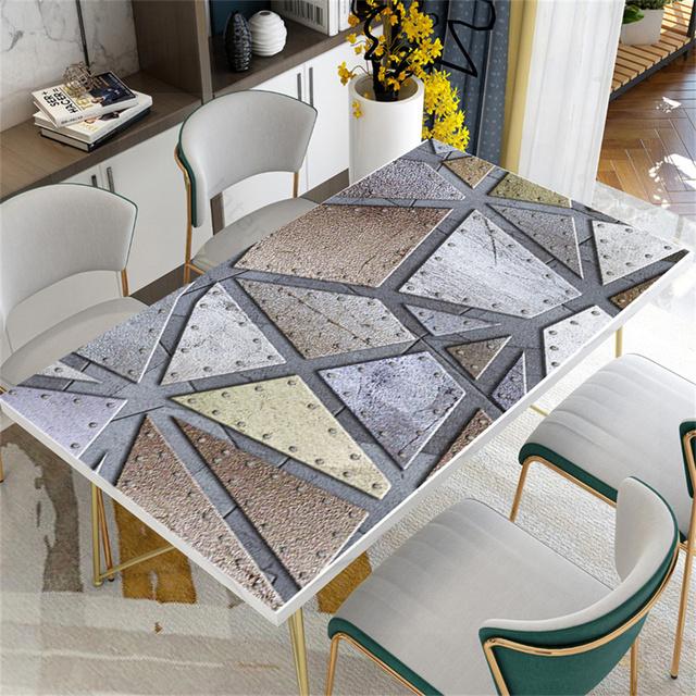 ПВХ Винил Золотой Треугольник Мрамор Контактная Бумага для Кухонных Шкафов Наклейка На Стол Водонепроницаемые Самоклеящиеся Обои Наклейки