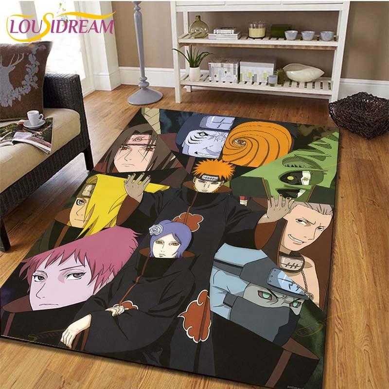 Аниме Наруто узор ковры гостиная противоскользящий коврик детские коврики для спальни коврик для йоги большой ковер декор