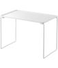 Yamazaki Folding Stackable Shelf Large White When In X D24 X H28cm Tower Stackable Under Sink Storage Kitchen Rack 1369 Use W40.9