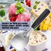 Ice Cream Scoop Stainless Steel Flat Ice Cream Spade Ice Cream Paddle for Hard Freezed or Creamy Ice Cream Dessert Spade Butter Cutter