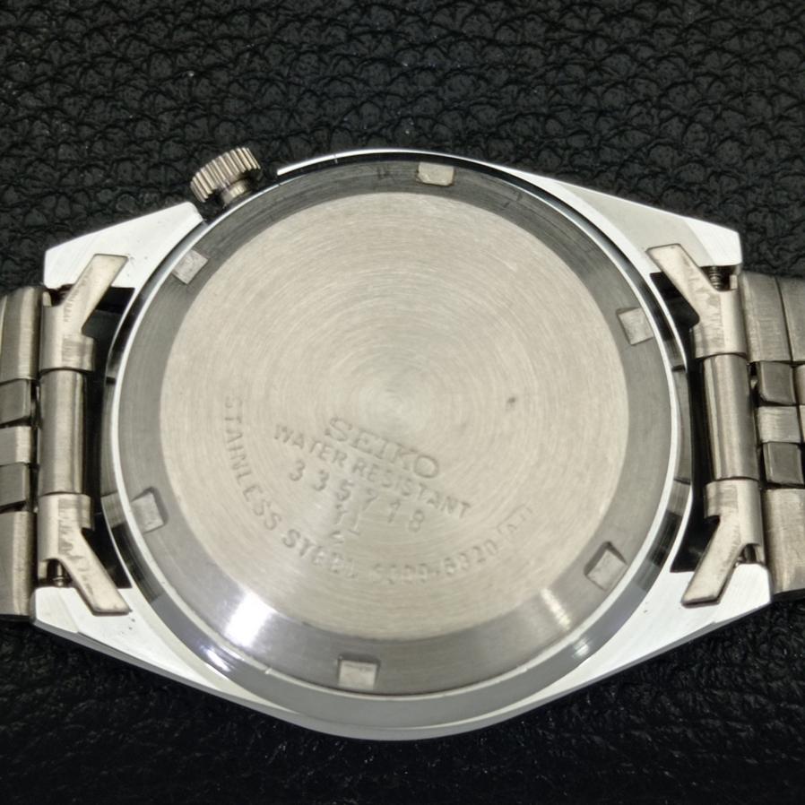ВОССТАНОВЛЕННЫЕ ВИНТАЖНЫЕ SEIKO 5 АВТОМАТИЧЕСКИЕ 6309A ЯПОНИЯ МУЖСКИЕ D/D БЕЛЫЕ ЧАСЫ a318611-9