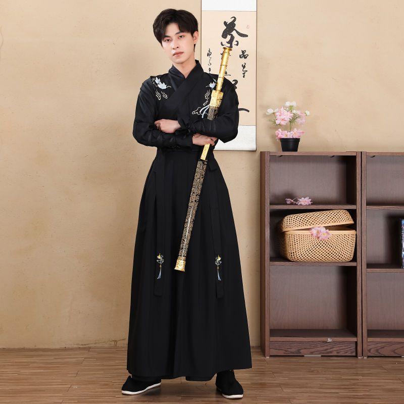 Chinese Style Hanfu Men's Suit Men's Ancient Costume Handsome Suit