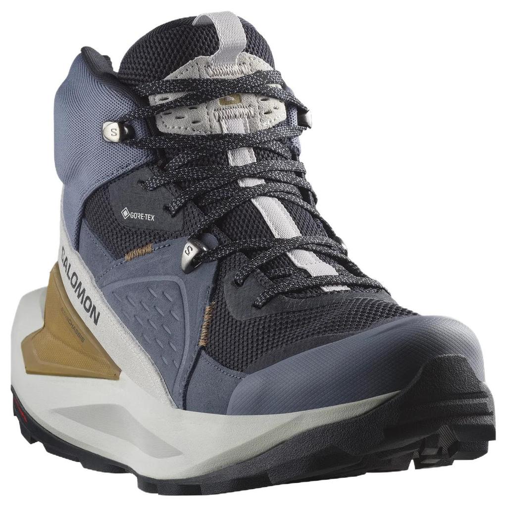 SALOMON Elixir Comfortable Versatile Supportive Mid-Top Hiking Shoes Men Hiking Shoes Gray L47576600