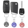 Hub Caps Car Keychain Badge Key Chain Rings Metal Car Accessories For Volkswagen VW Touran Beetle Golf Passat Jetta Polo Bora CC gjsh77