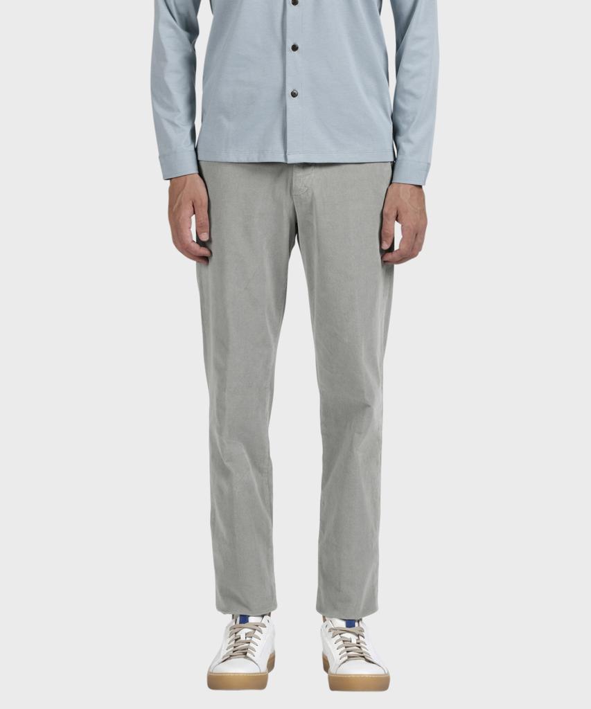 PANICALE Grey Regular Fit Small Corduroy Pants