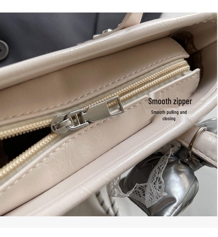 Модная сумка-корзина с бантом 2025 года - Высококачественная текстурированная сумка через плечо