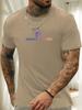 Short Sleeve TShirt Pierre Cardin Mens 100 Cotton Pattern Printed Shirt Summer Round Neck Breathable Casual Fashion Cool Tee