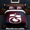 Trabzonspor FC Design Bed Bedding Set 1 Duvet Cover + 2 Pillowcases Soft Breathable Household Bed Linens