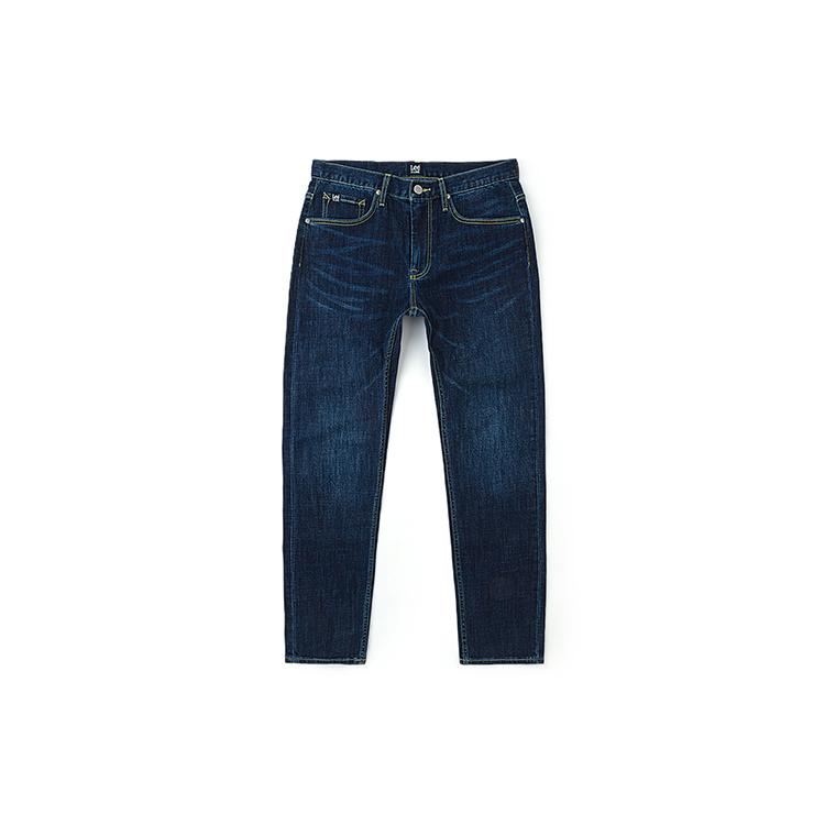 Lee Jeans Men's Dark Blue Moderate Straight Fit Pants LMB1007053QJ00FA06399
