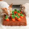 Dog Food Thief Puppy Nose Work Carrot Field Toy, Nose Work Mat-carrot Field, Nose Work Mat-carrot Field