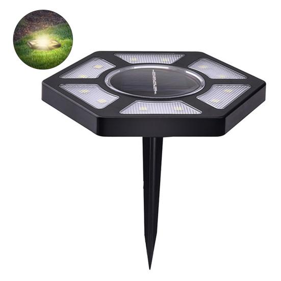 Уличный солнечный светильник с датчиком автоматического включения/выключения Супер яркий водонепроницаемый простой путь установки Садовый наземный светильник